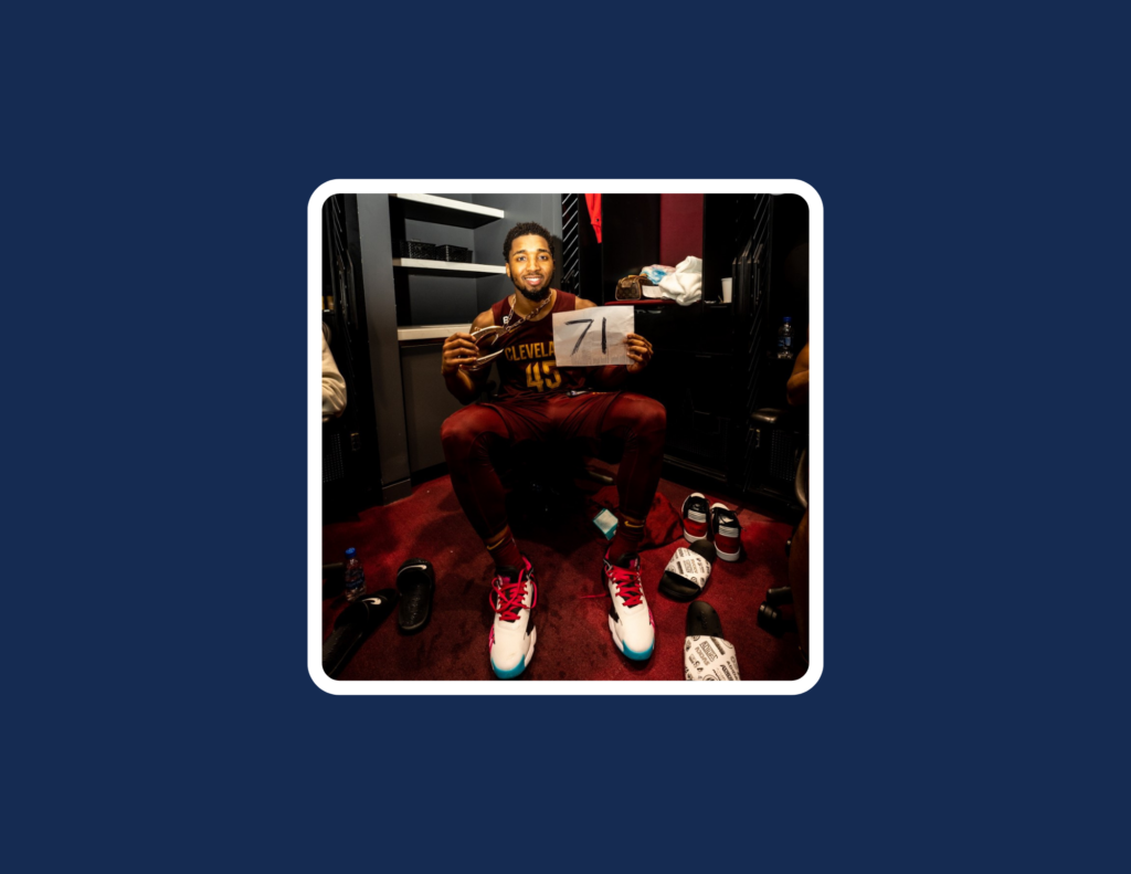 Donovan Mitchell 71!